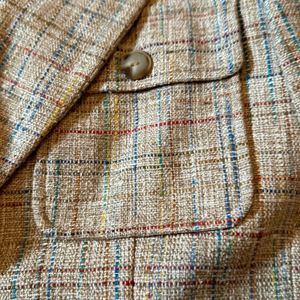 Neiman Marcus Silk Tweed Blazer - Picture 13 of 13